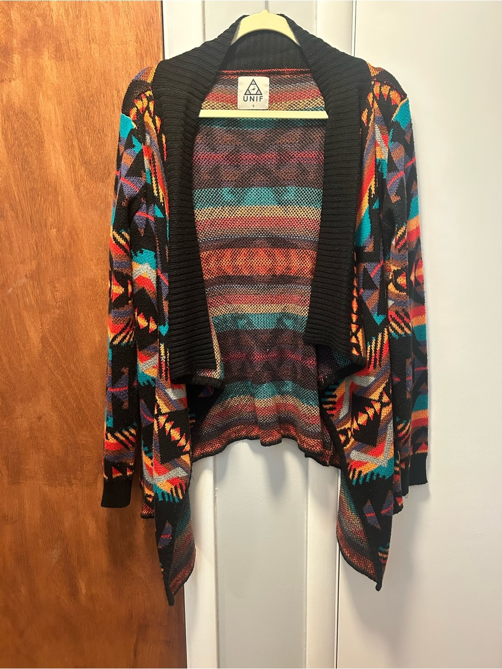 Tribal print cardigan